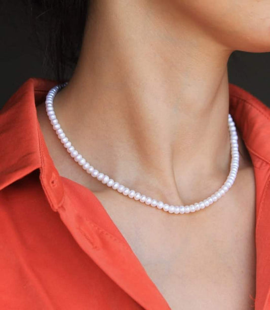 SIMPLE PEARL NECKLACE 2